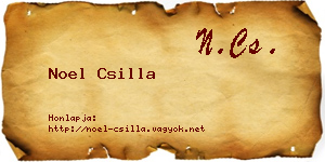 Noel Csilla névjegykártya